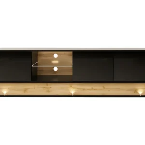Tv Meubel VISION RTV180 3D 180x40x50 Zwart
