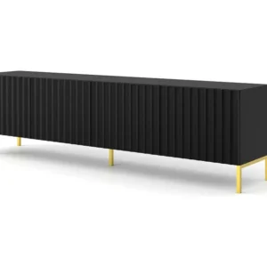 Tv Meubel WAVE RTV200 4D 200x42x56 Zwart