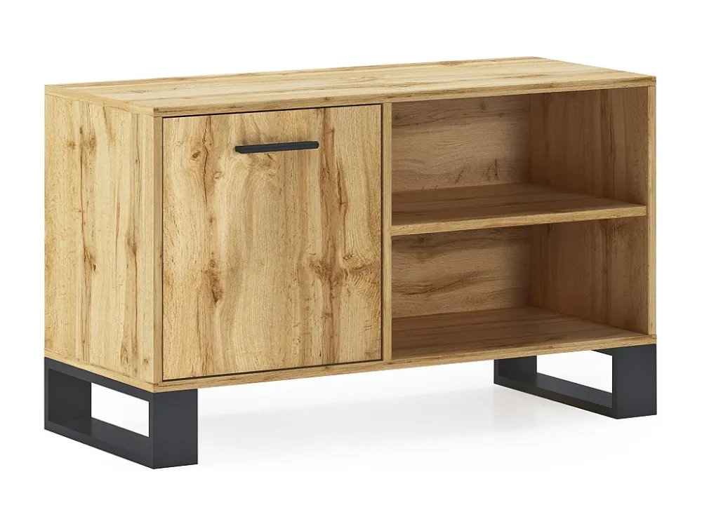 TV Furniture, Loft -model, 95x40x57 cm, Woonkamer, hal, kantoor, Rustieke eik, Noordse stijl Skraut Home