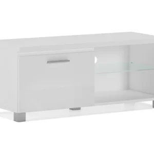 Televisiemeubels, Kwaliteit melamine afwerking, 100x40x42cm, Eetkamer, Wit, Moderne stijl Skraut Home