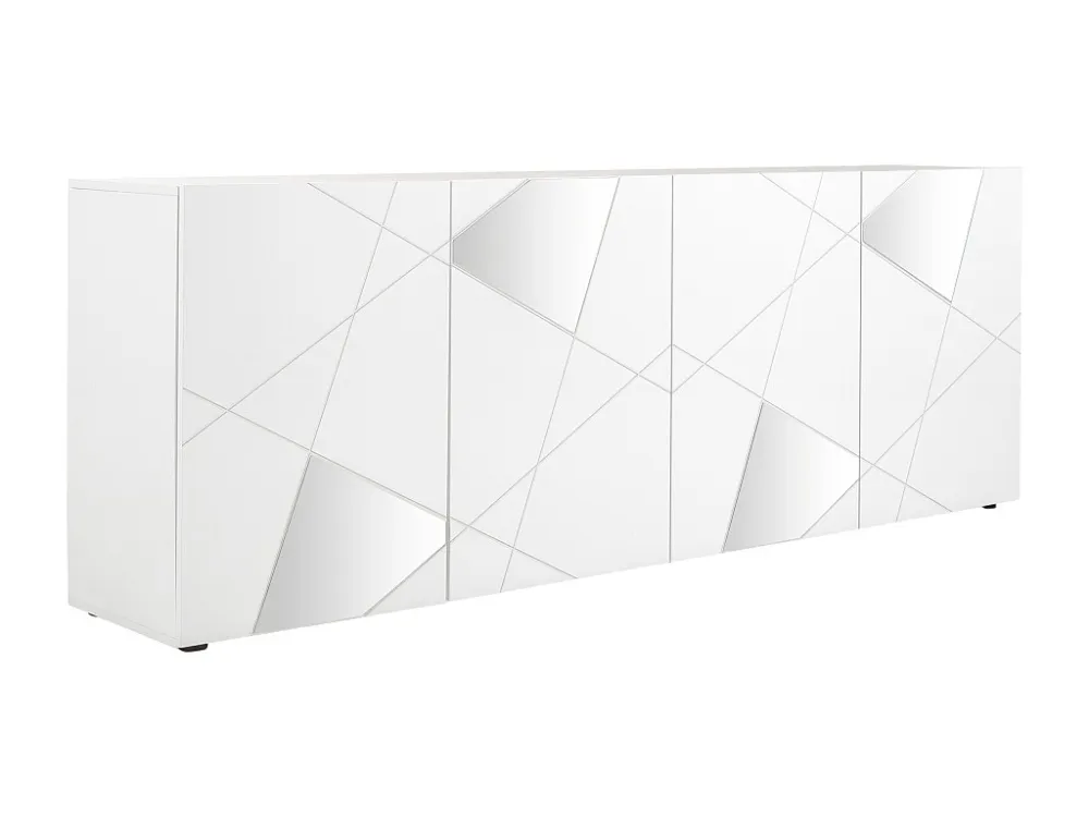 Buffetkast CANTIANO - 4 deuren - Witgelakt - Koop nu eenvoudig en goedkoop online