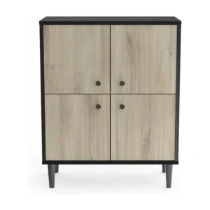 Klein 4-deurs houteffect buffet L61cm - ARTY Calicosy