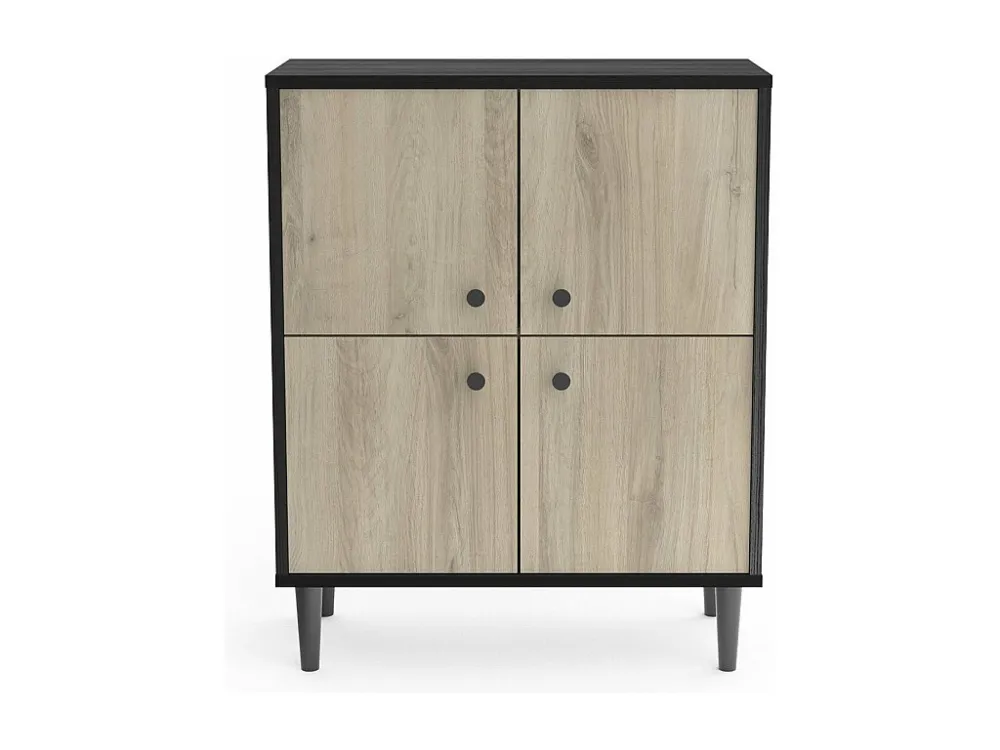 Klein 4-deurs houteffect buffet L61cm - ARTY Calicosy