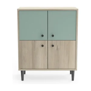 Klein 4-deurs houteffect buffet L61cm - ARTY Calicosy
