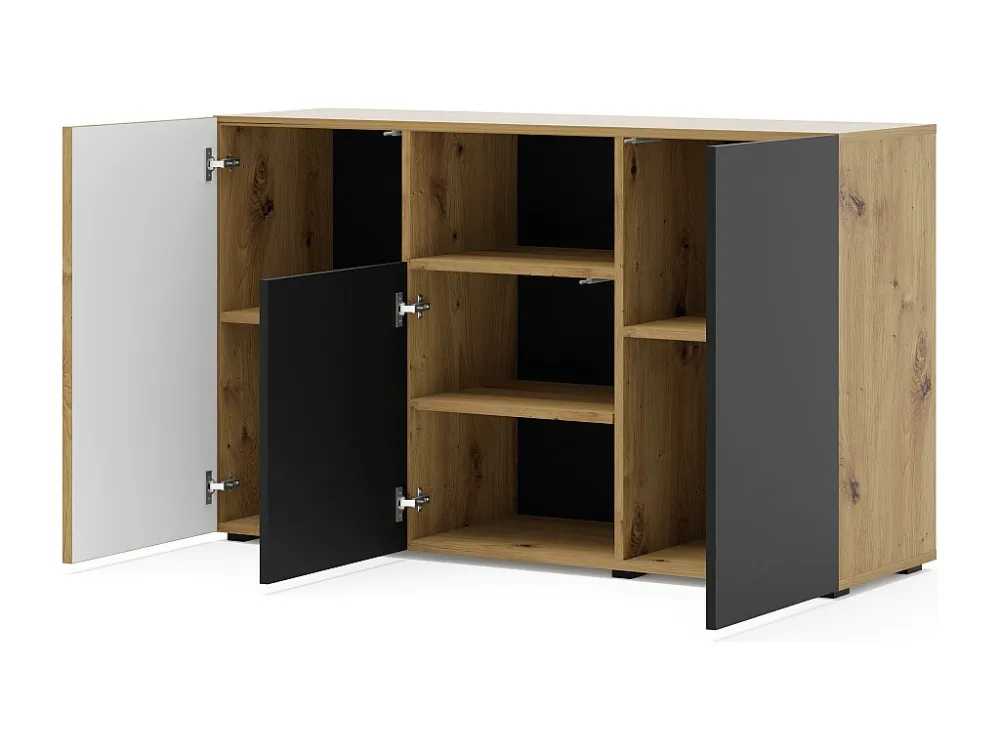 Dressoir AURIS SB135 3D 135x42x82 Beige