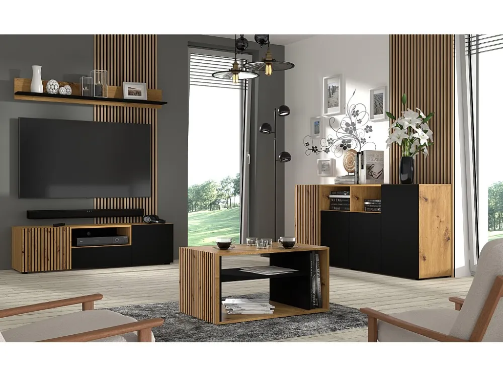 Dressoir AURIS SB180 4D 180x42x82 Beige