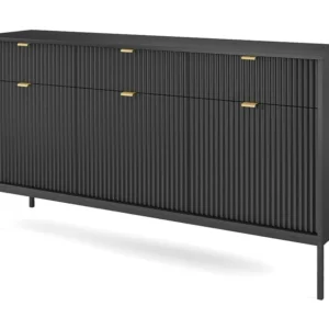 Dressoir AVON SB154 3D3D 154x39x83 Zwart