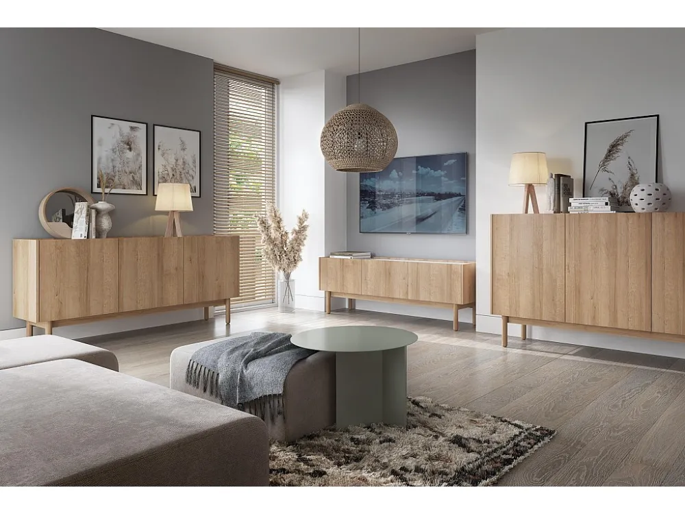 Dressoir BOHO SB144 3D 144x37x83 Beige