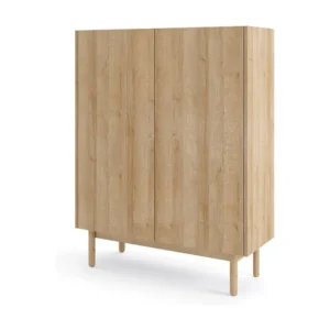 Dressoir BOHO SB97 2D 97x37x122 Beige