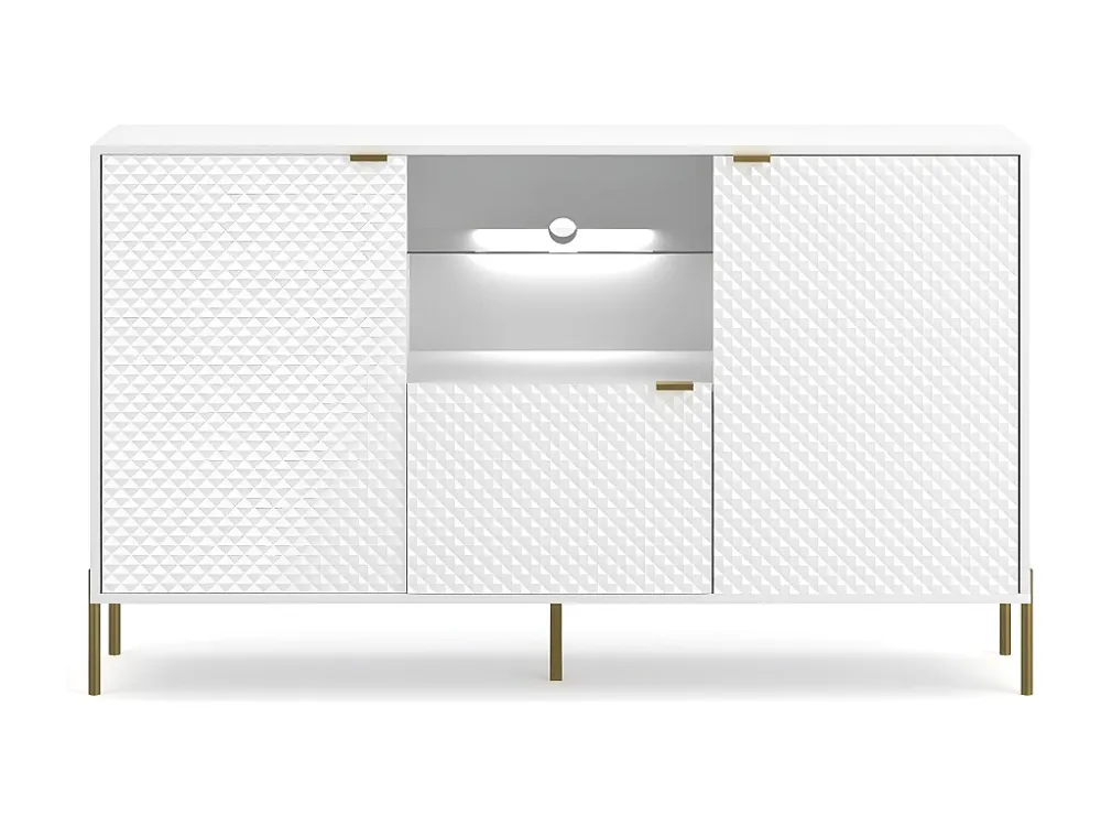 Dressoir DIAMO SB156 3D 156x42x91 Wit
