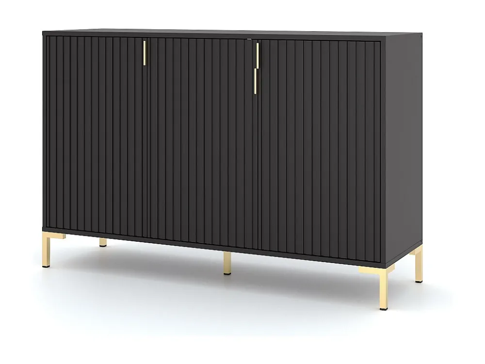 Dressoir FLINN SB130 3D 130x40x86 Zwart