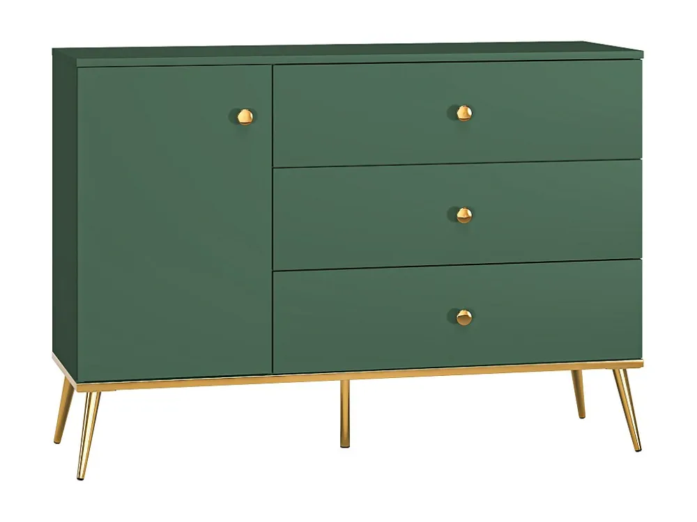 Dressoir FORT SB120 1D3D 120x40x85 Groen