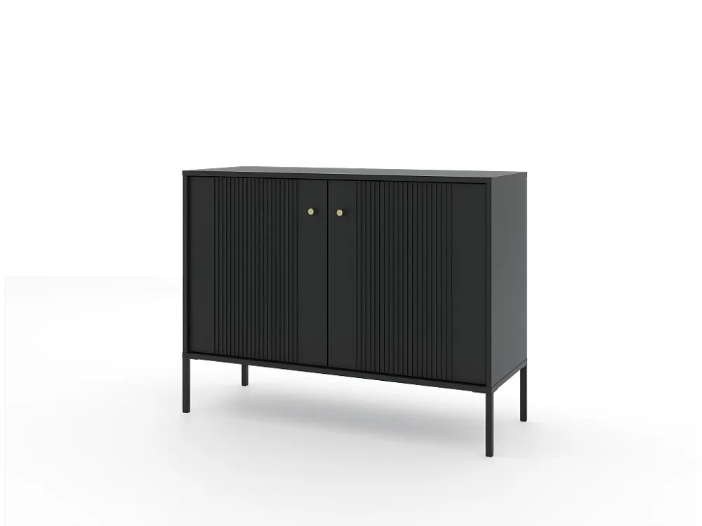 Dressoir ISEO SB104 2D 104x39x79 Zwart