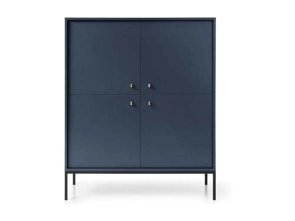 Dressoir MONO SB103 4D 103x39x125 Blauw