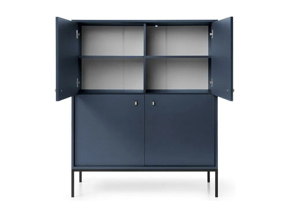 Dressoir MONO SB103 4D 103x39x125 Blauw