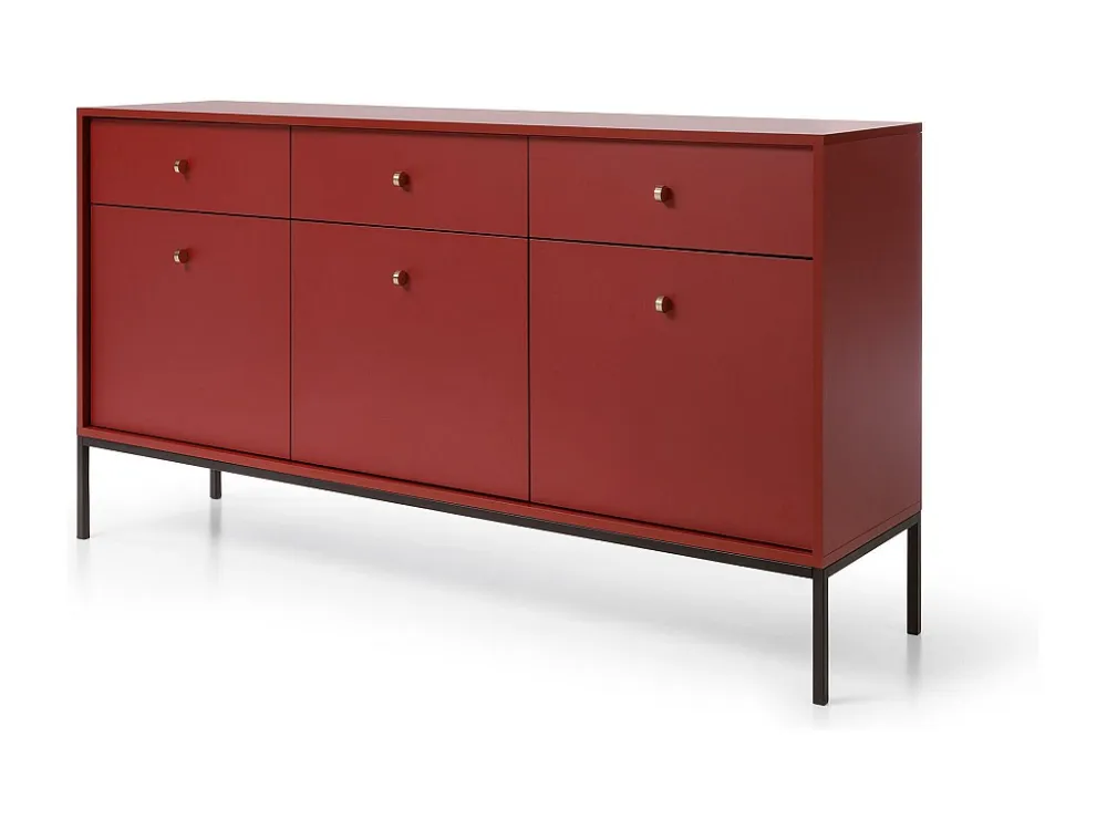 Dressoir MONO SB153 3D3D 153x39x83 Rood