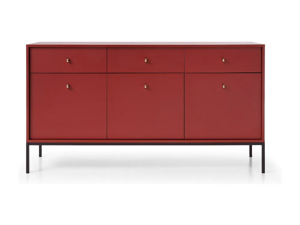 Dressoir MONO SB153 3D3D 153x39x83 Rood