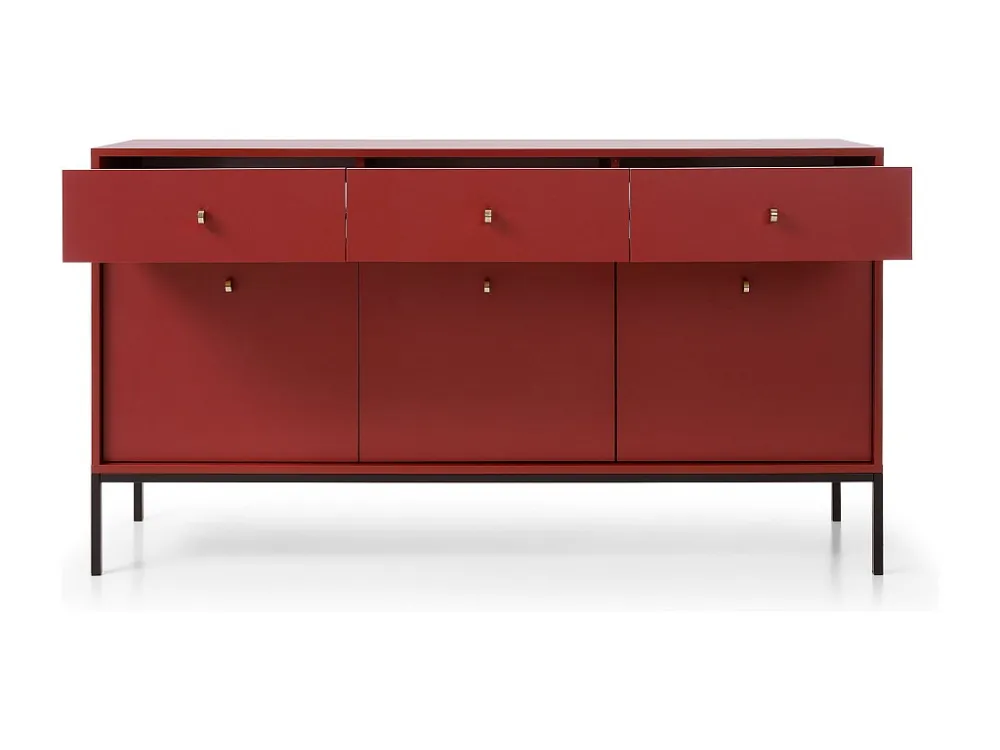 Dressoir MONO SB153 3D3D 153x39x83 Rood