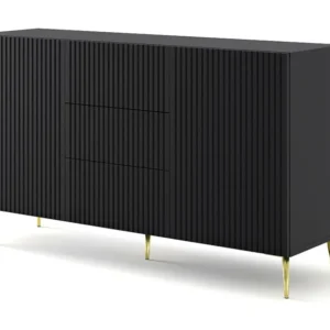 Dressoir RAVENNA B SB150 2D3D 150x42x87 Zwart