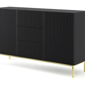Dressoir RAVENNA B SB150 2D3D 150x42x89 Zwart