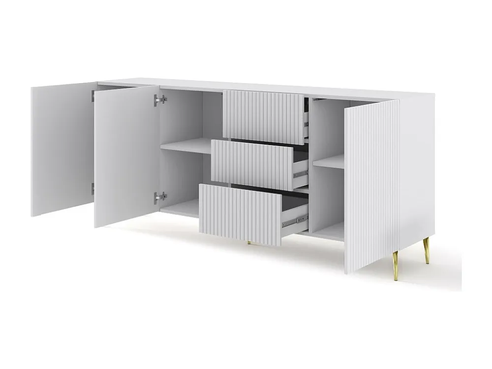 Dressoir RAVENNA B SB200 3D3D 200x42x87 Wit