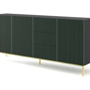 Dressoir RAVENNA F SB200 3D3D 200x42x87 Zwart