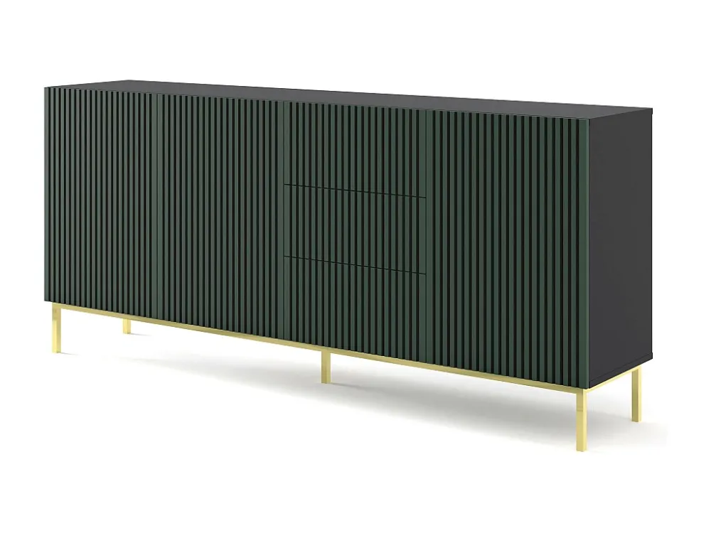 Dressoir RAVENNA F SB200 3D3D 200x42x87 Zwart