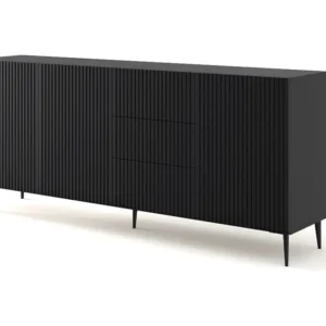Dressoir RAVENNA B SB200 3D3D 200x42x87 Zwart