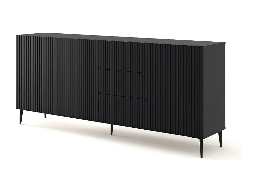 Dressoir RAVENNA B SB200 3D3D 200x42x87 Zwart