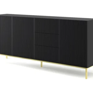 Dressoir RAVENNA B SB200 3D3D 200x42x89 Zwart