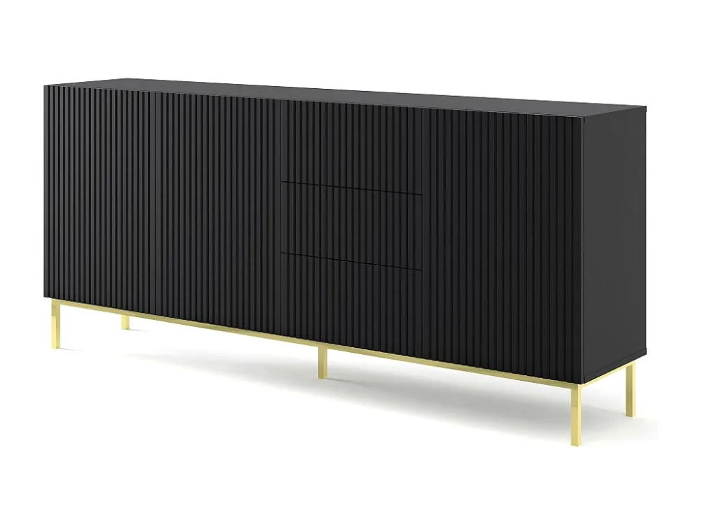 Dressoir RAVENNA B SB200 3D3D 200x42x89 Zwart