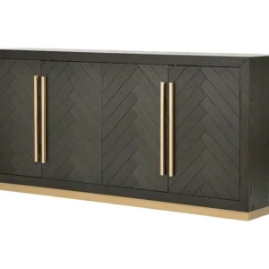 Dressoir SEVILLE SB180 4D 180x48x80 Zwart