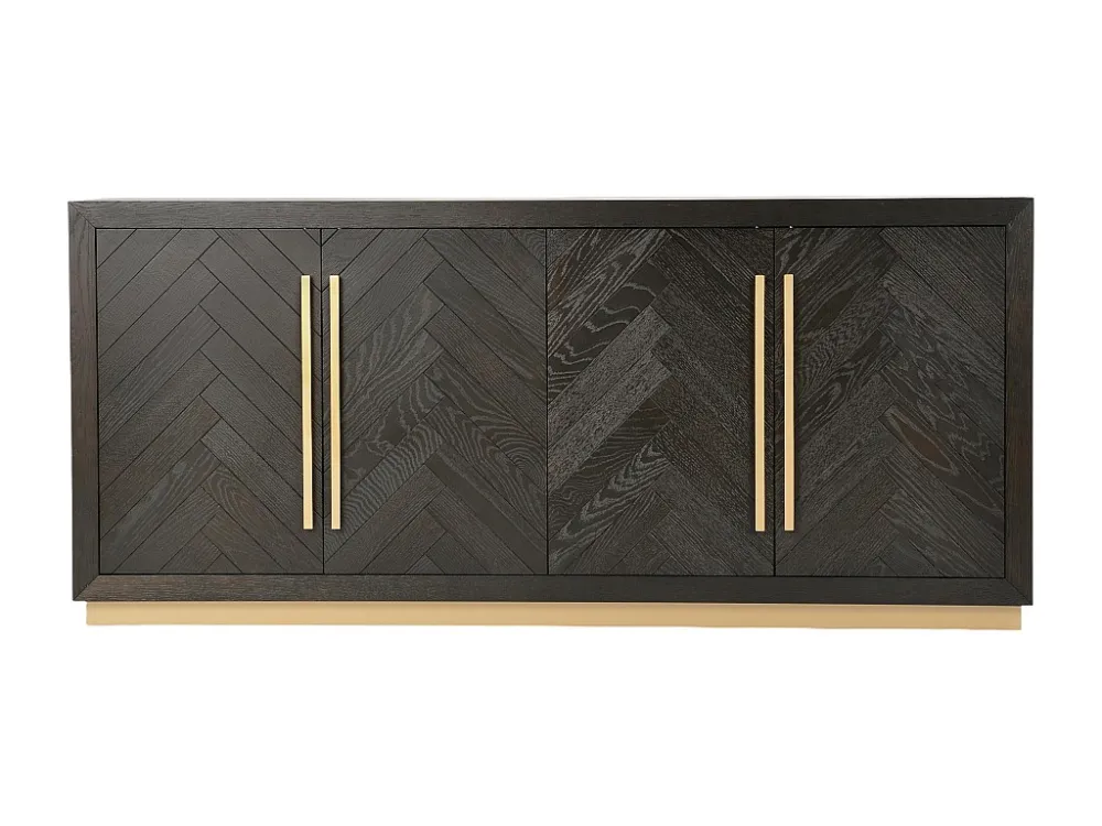 Dressoir SEVILLE SB180 4D 180x48x80 Zwart