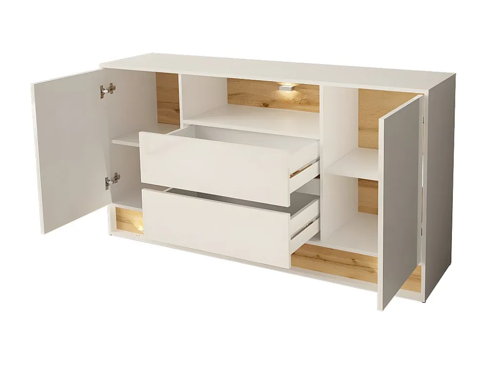 Dressoir VISION SB160 2D2D 160x40x85 Wit