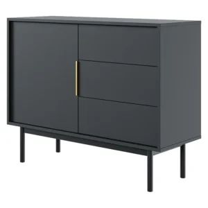 Dressoir VIVA SB104 1D3D 104x39x82 Zwart