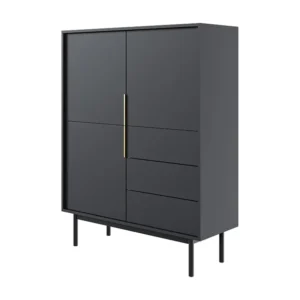 Dressoir VIVA SB104 3D3D 104x39x140 Zwart