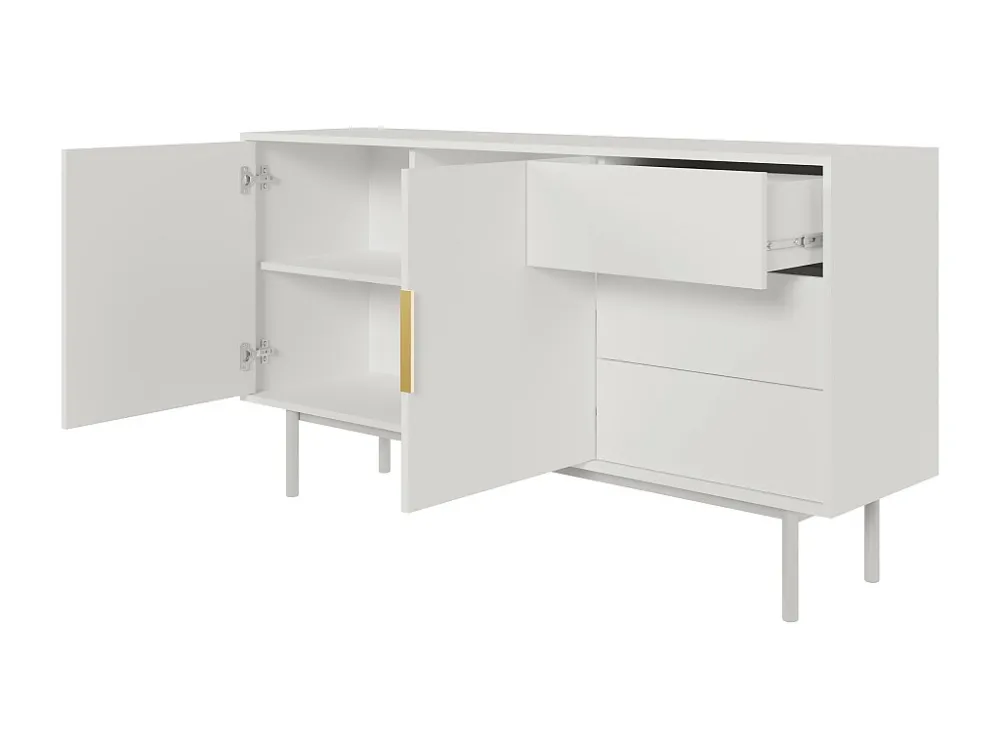 Dressoir VIVA SB154 2D3D 154x39x82 Wit