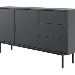 Dressoir VIVA SB154 2D3D 154x39x82 Zwart