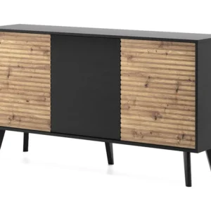 Dressoir WILLOW SB154 3D 154x39x83 Zwart