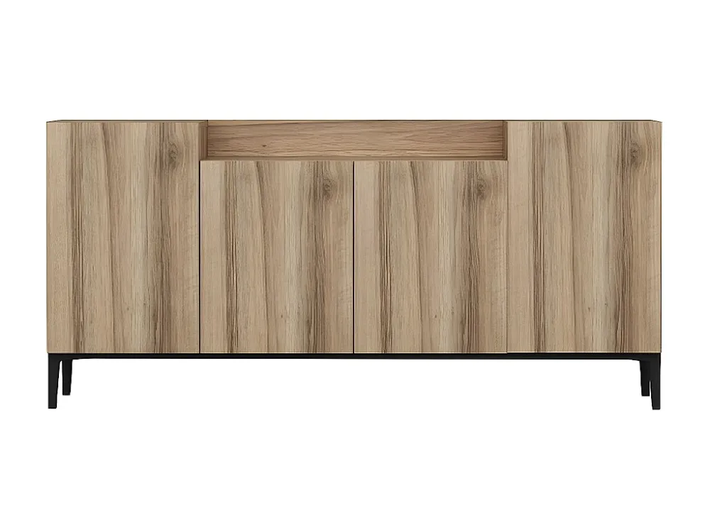 Annalisa Multifunctioneel Kabinet, Walnoot, 160x42x75 cm, EPIKASA