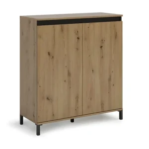 Buffet de Salon Genio, Chêne, 100x110x40 cm, EPIKASA