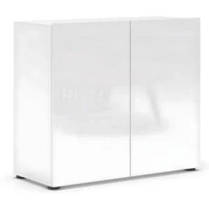 Buffet de Salon Mister, Blanc, 90x79x38 cm, EPIKASA