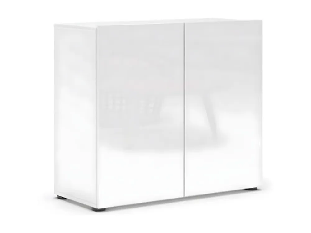 Buffet de Salon Mister, Blanc, 90x79x38 cm, EPIKASA