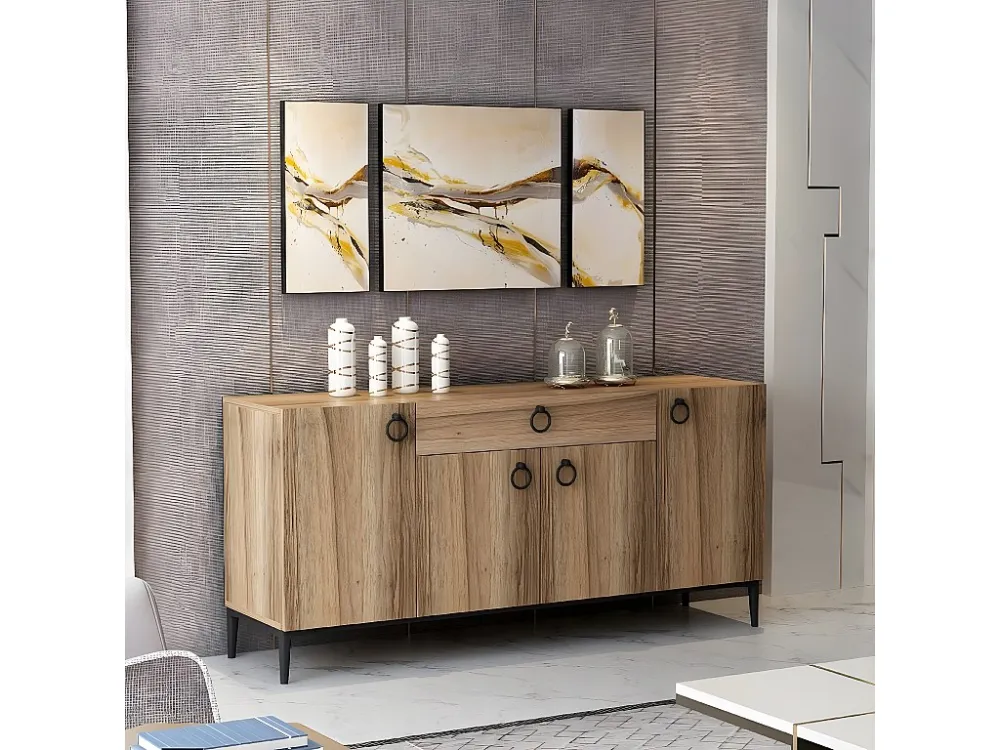 Gloria Multifunctioneel Kabinet, Walnoot, 160x42x75 cm, EPIKASA