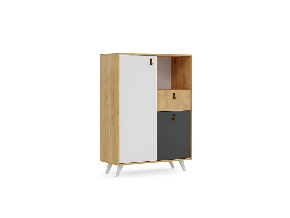 Multifunctionele Kast Pera - Eik - 100x45x140 cm - EPIKASA