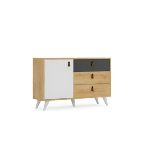 Multifunctionele Kast Pera - Eik - 120x36,5x77 cm - EPIKASA