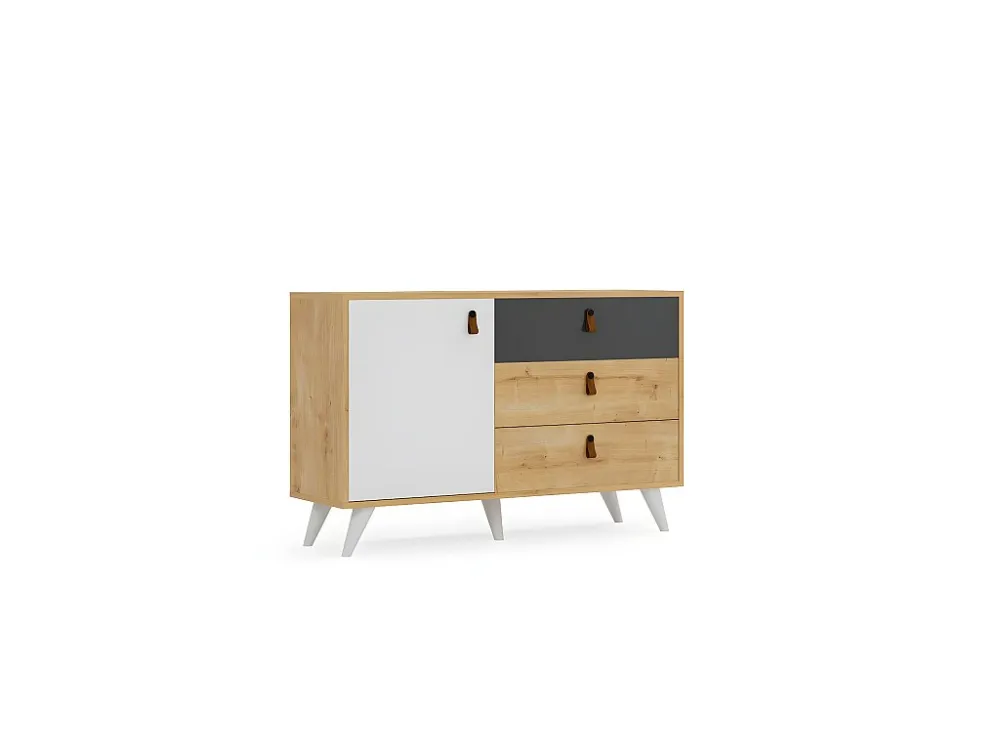Multifunctionele Kast Pera - Eik - 120x36,5x77 cm - EPIKASA