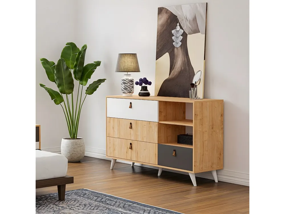 Multifunctionele Kast Pera - Eik - 150x45x90 cm - EPIKASA