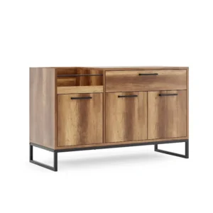 Multifunctionele Kast Yukon - Walnoot - 114,4x45x71 cm - EPIKASA
