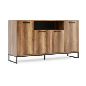 Multifunctionele Kast Yukon - Walnoot - 160x45x90 cm - EPIKASA
